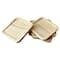 Square Welled Pinewood Coasters, 4ct. by Make Market&#xAE;